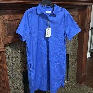 UNTUCKit dress, button-down, women’s large. New with tags.
